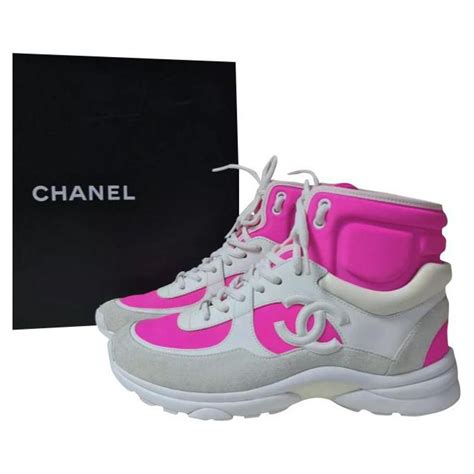 chanel neoprene sneakers|chanel sneakers pink and white.